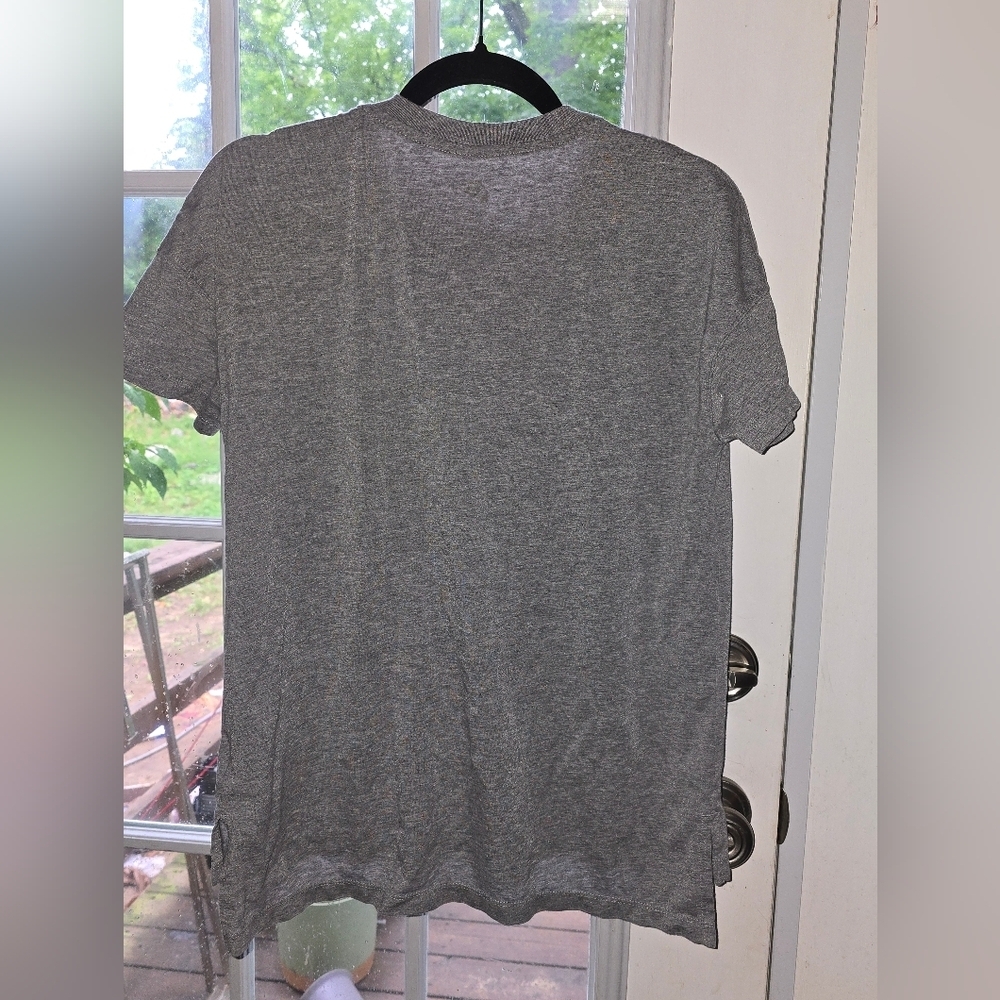 Nike Gray Athletic Tee w/ Chest Logo | Men's M | Made April 2021 - Picture 2 of 3